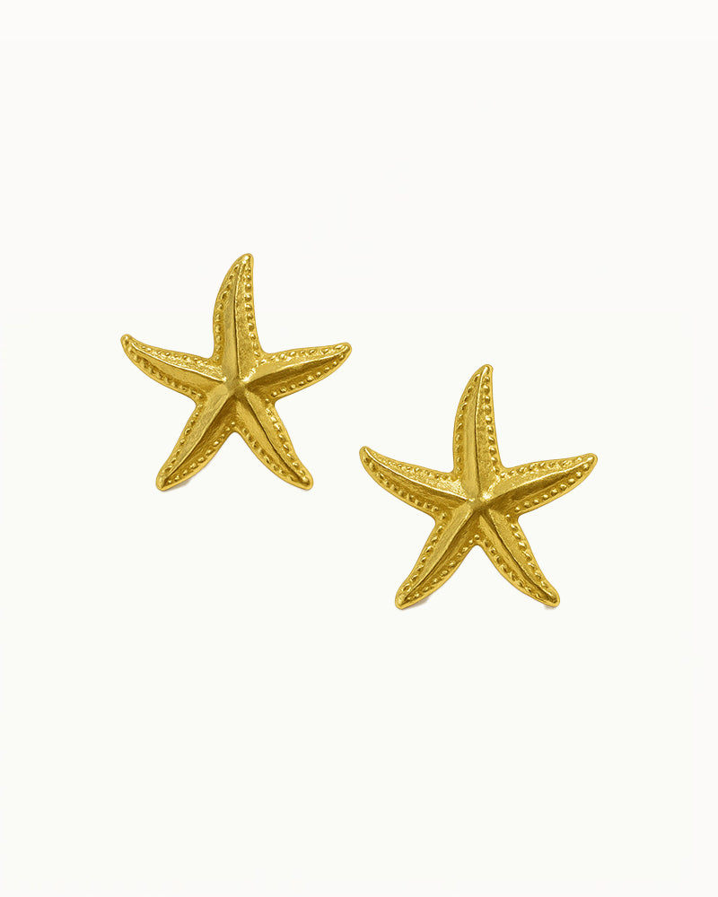 Chunky Zeester Oorbellen - Indira