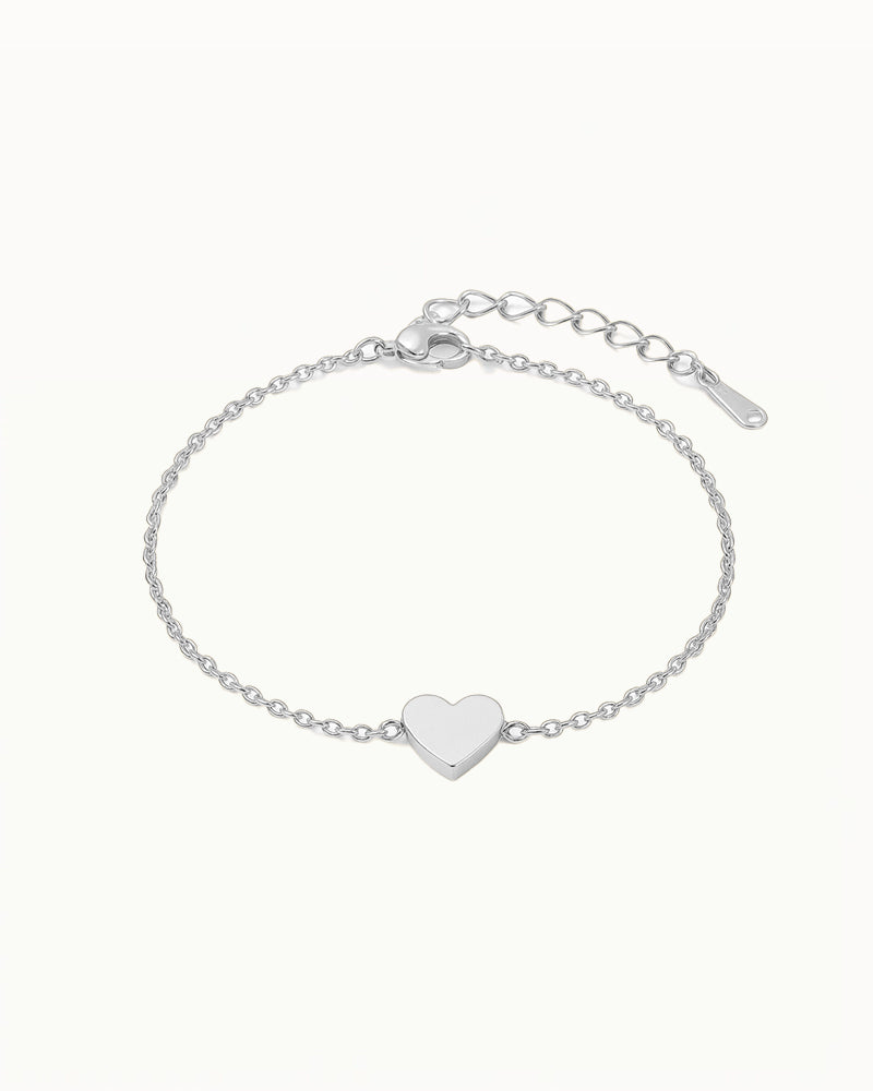 Armband met Hartvormige Bedel - Meysa