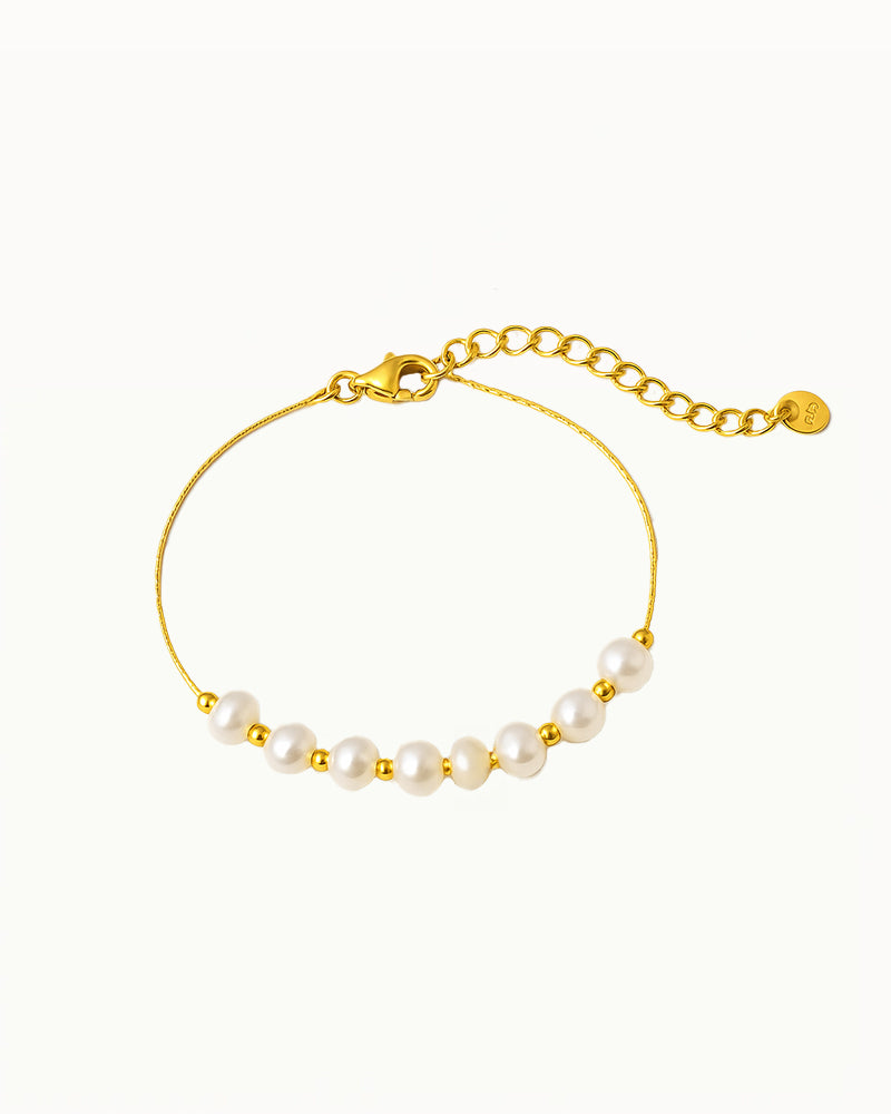 Gouden Armband met Parels - Samira