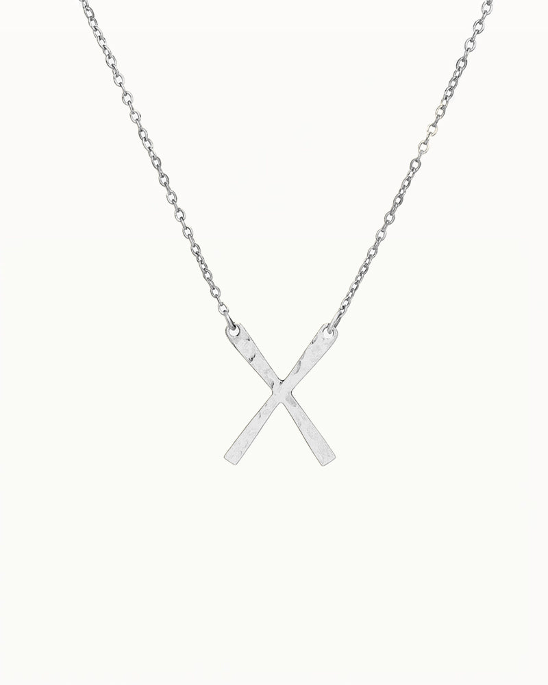 Minimalistische X Hanger Ketting - Diana