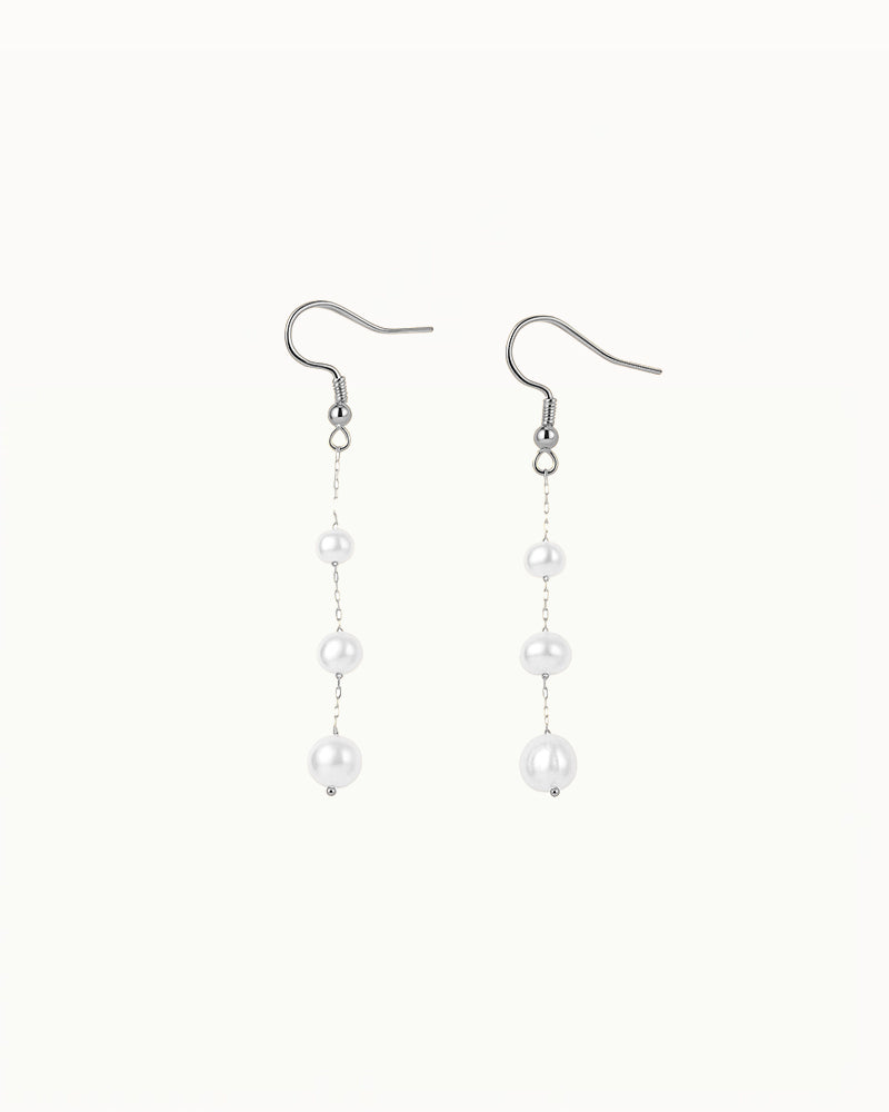 Lange Oorbellen met Parels - Tyra