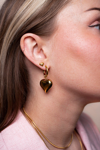 Studs met Mini Hartje - Luna