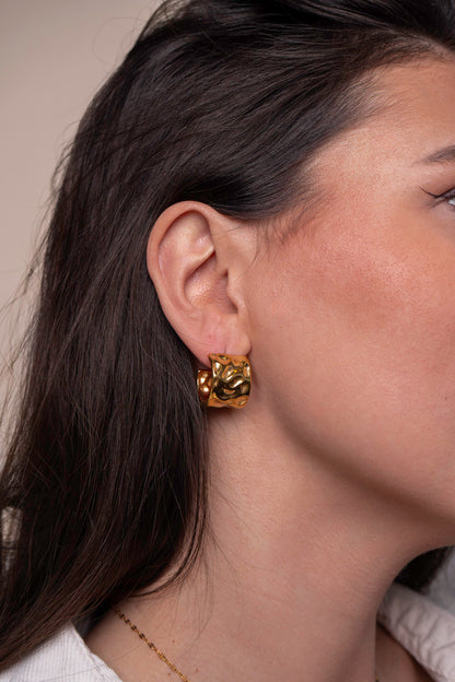 Chunky Vintage Oorringen - Andrea