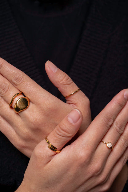 Basic Ring in Drie Sizes - Jessy - R13