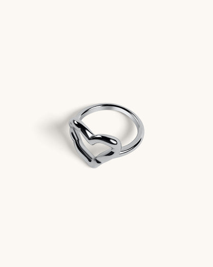 Bold Statement Hart Ring - Aurora - R34