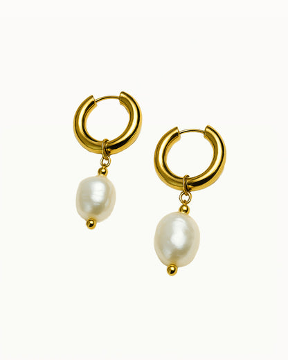 Basic Oorbellen met Parel - Bianca