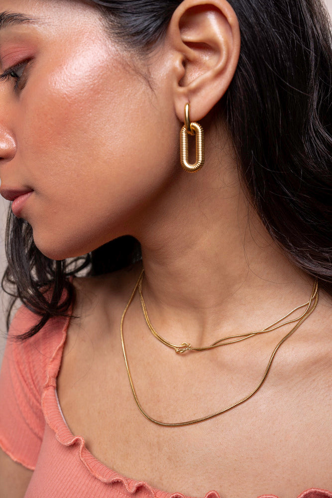 Dubbele Bold Oorbellen - Cathy