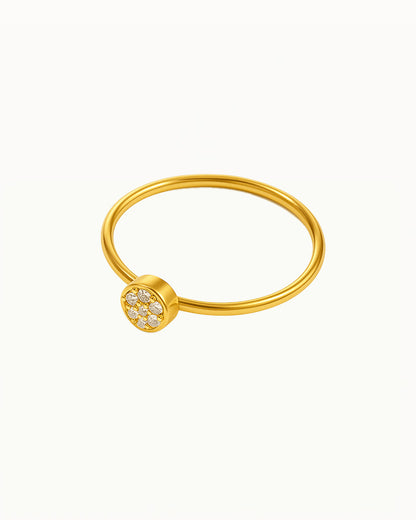 Kristallen Steentje Ring - Chiara - R32