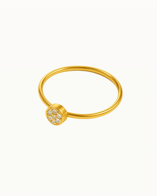 Kristallen Steentje Ring - Chiara - R32