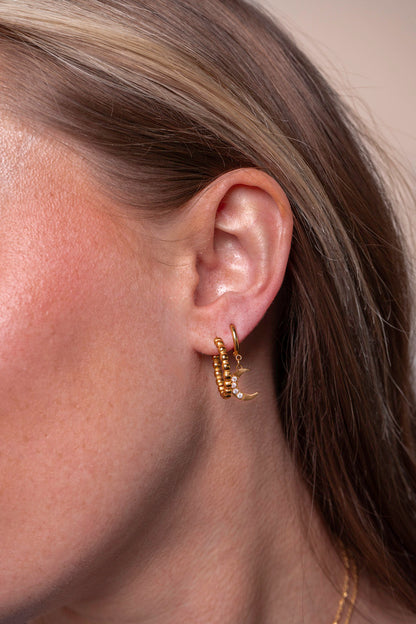 Maan en Zon Oorbellen - Kenza