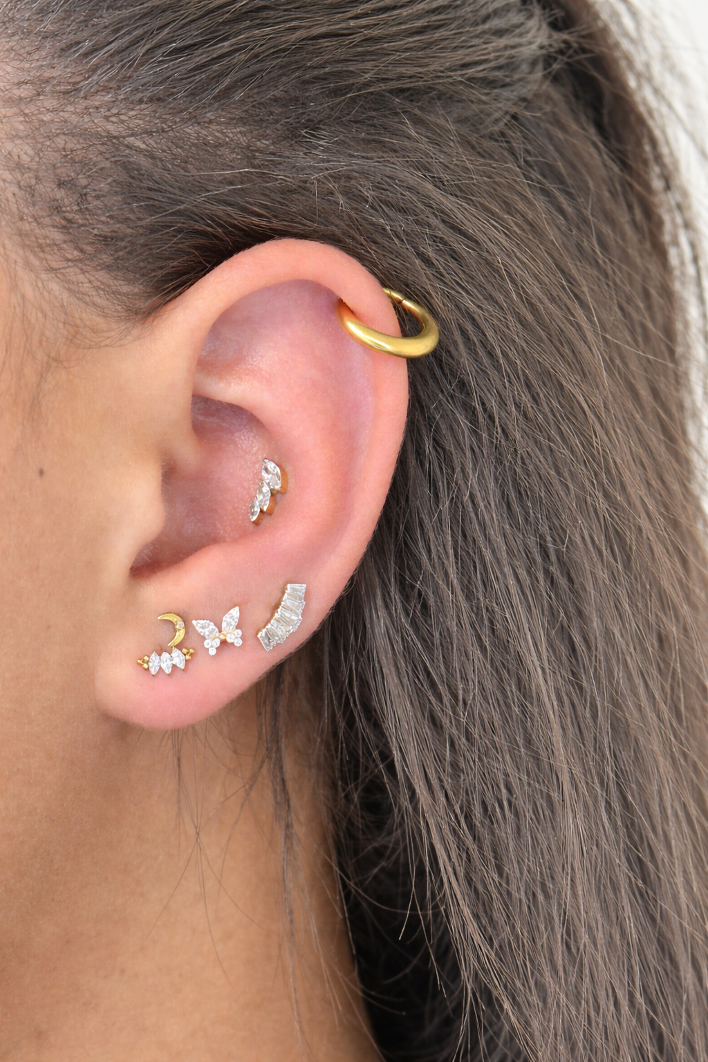Minimalistisches Titan-Ring-Piercing – Tessa