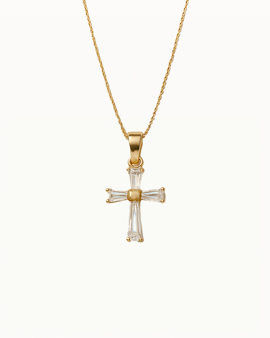 Kristallen Kruis Ketting - Lottie