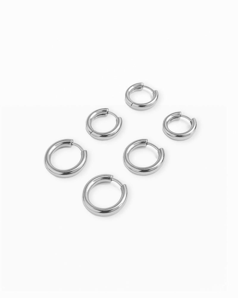 Basic Bold Oorringen in Drie Maten - Milena