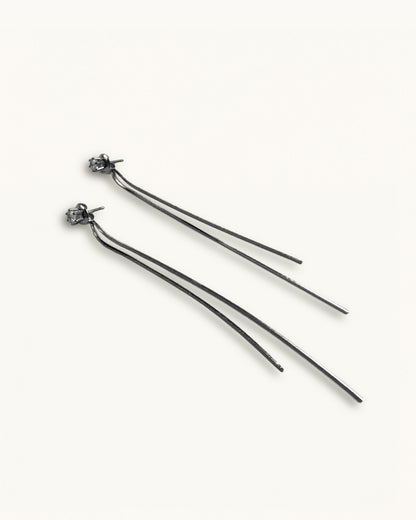 Lange Oorhangers met Kristallen - Nala