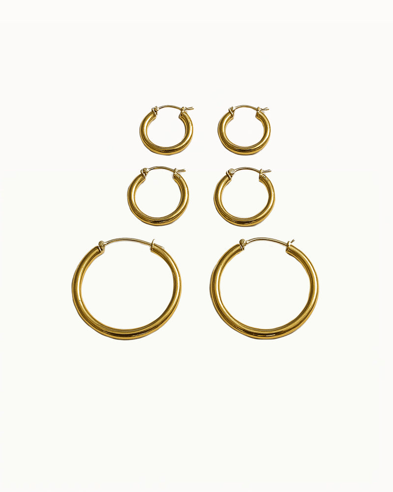 Klobige Creolen - Noelle