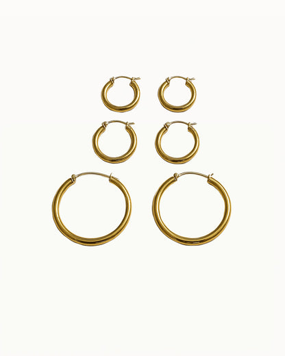 Klobige Creolen - Noelle