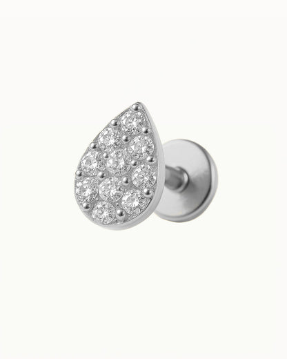 Titanium Crystal Drop Piercing - Tamika