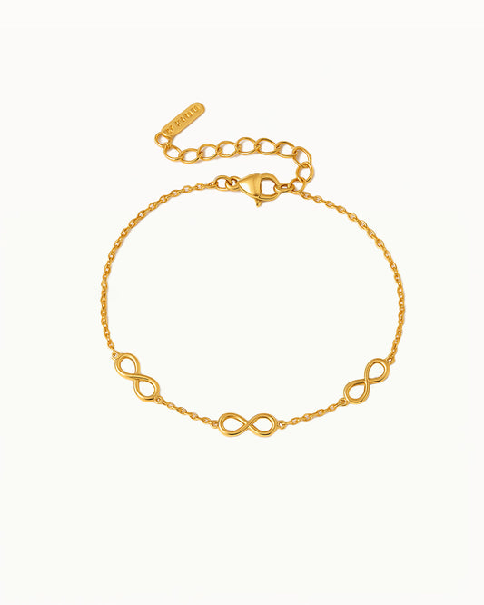 Gouden Infinity Armband - Brittany