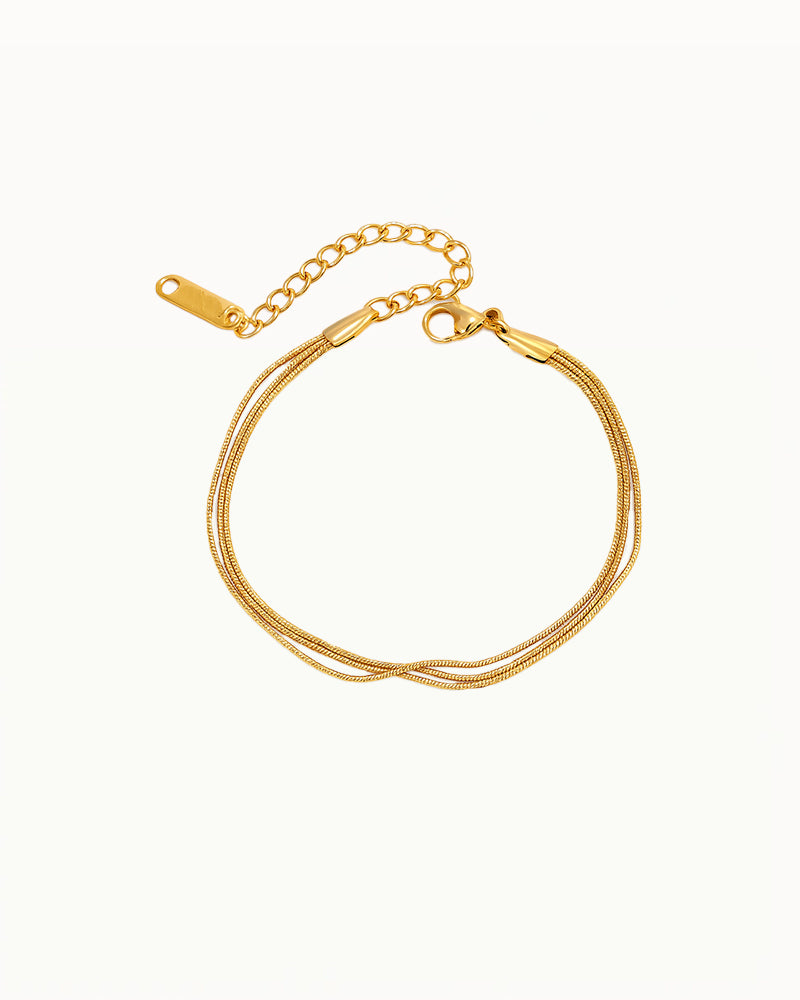 Bracelet triple doré - Clarke