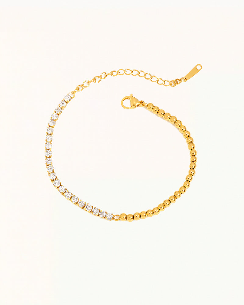 Armband met Kralen en Kristallen - Jianna