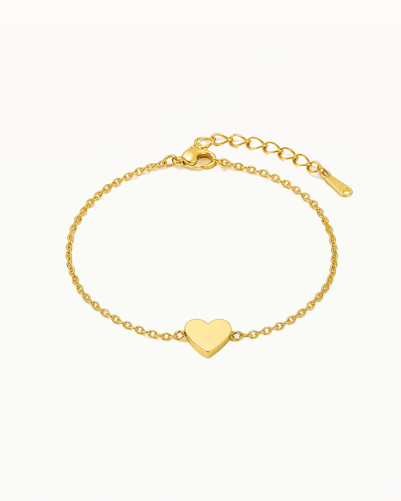 Armband met Hartvormige Bedel - Meysa