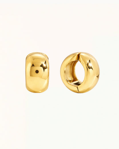 Gouden Chunky Verstelbare Ear Cuff - Solana