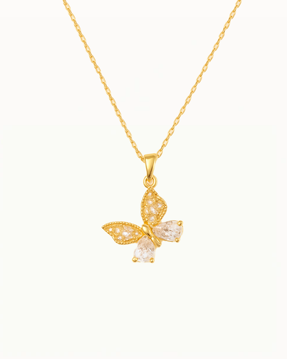 Kristall-Schmetterlingskette - Alexia