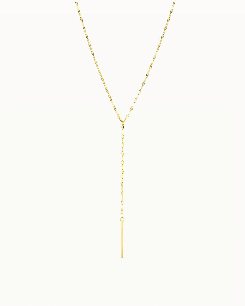 Minimalistische ketting met staafhanger - Alyssa