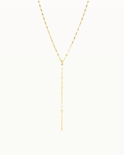 Minimalistische ketting met staafhanger - Alyssa