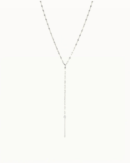 Minimalistische ketting met staafhanger - Alyssa