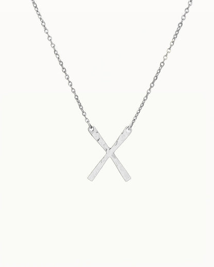 Minimalistische X Hanger Ketting - Diana