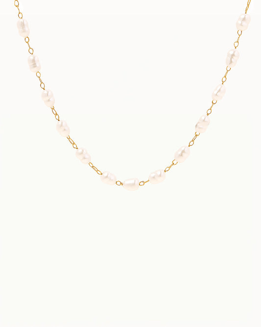 Fijne Ketting met Parels - Malaya