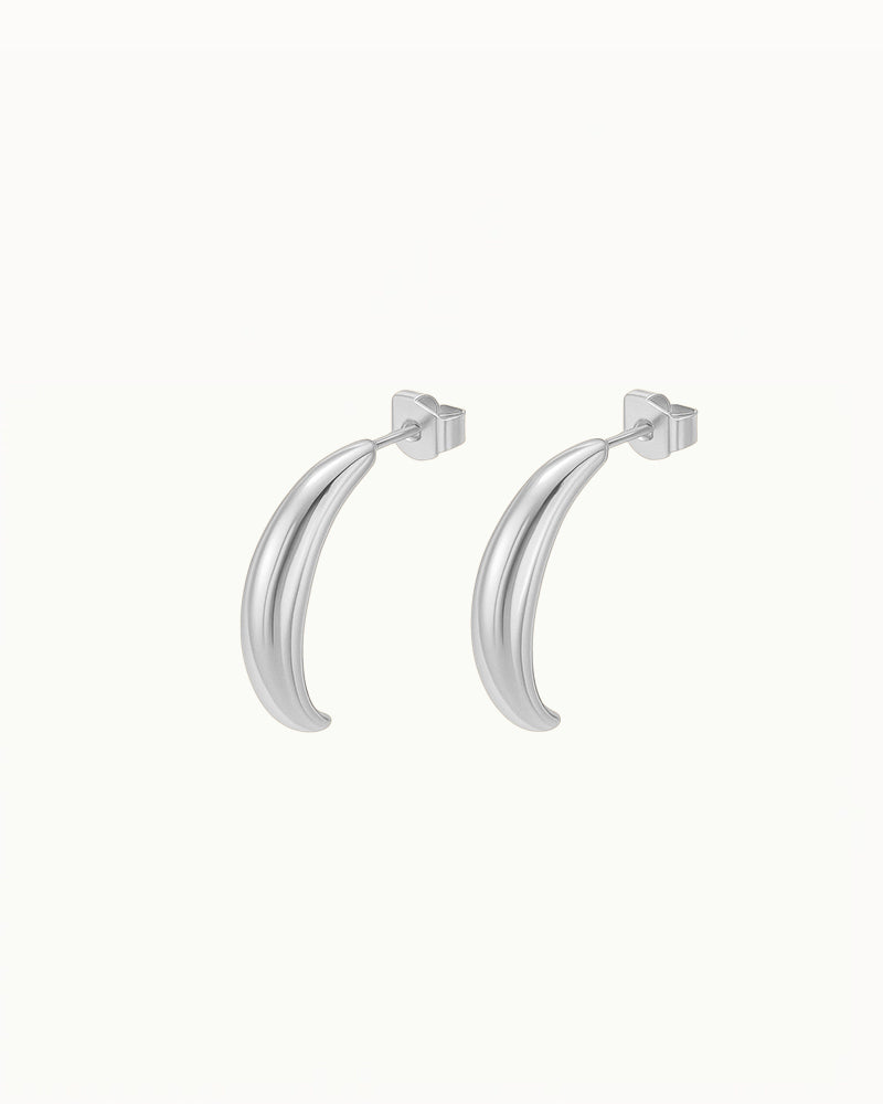 Smalle Druppel Oorbellen - Bregje