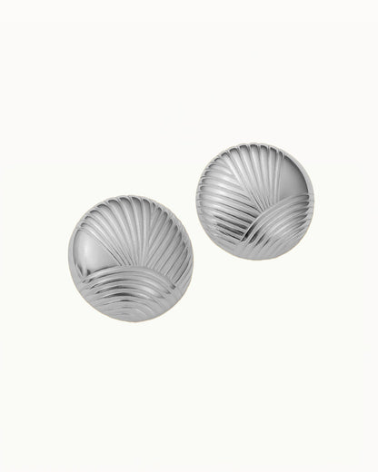 Gouden Ronde Vintage Oorbellen - Cleo