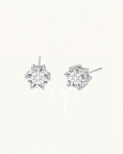 Classic Diamond Studs in 6 Diamond Sizes - Maylin