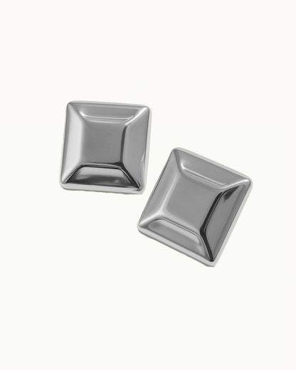 Elegante Vierkante Oorbellen - Mette