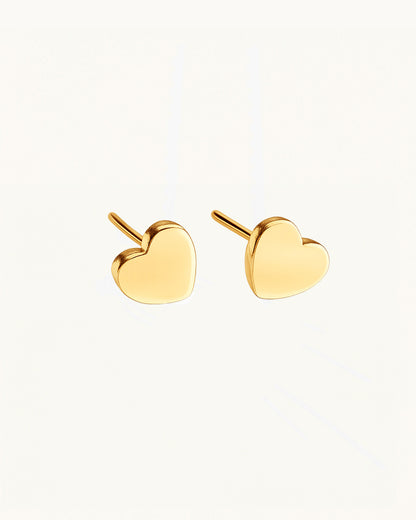 Subtiele Hartjes Oorknopjes - Noor