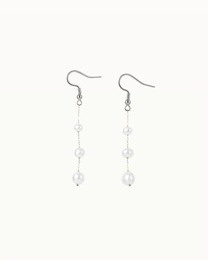 Lange Oorbellen met Parels - Tyra