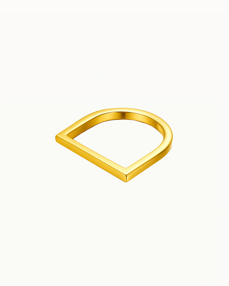 Bold Ring met Strakke Vorm - Lieva - R02