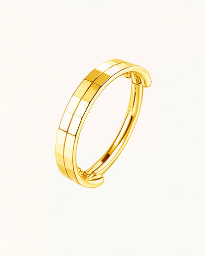 Titanium Minimalist Double Ring Piercing - Amara