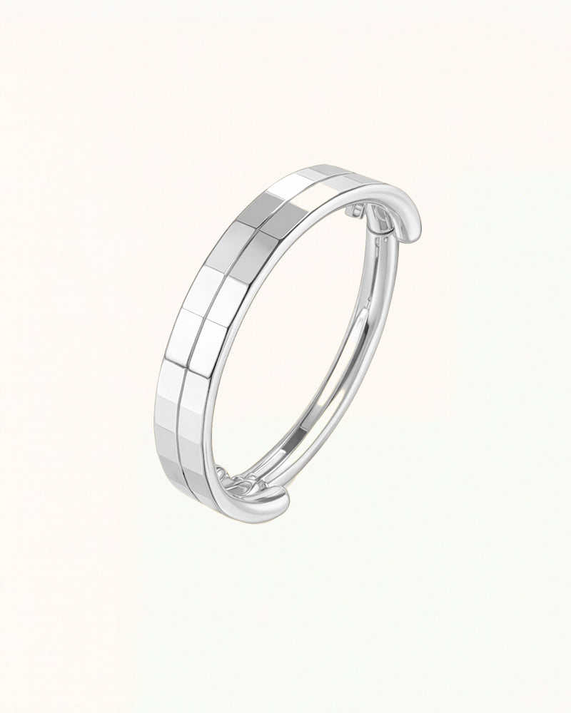 Titanium Minimalist Double Ring Piercing - Amara