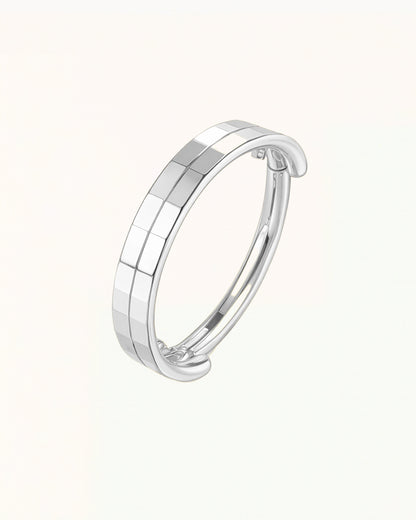 Titanium Minimalist Double Ring Piercing - Amara