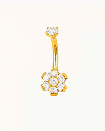 Titanium Flower Rook Piercing - Ashley