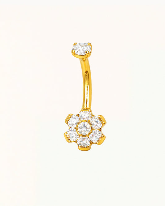 Titanium Flower Rook Piercing - Ashley