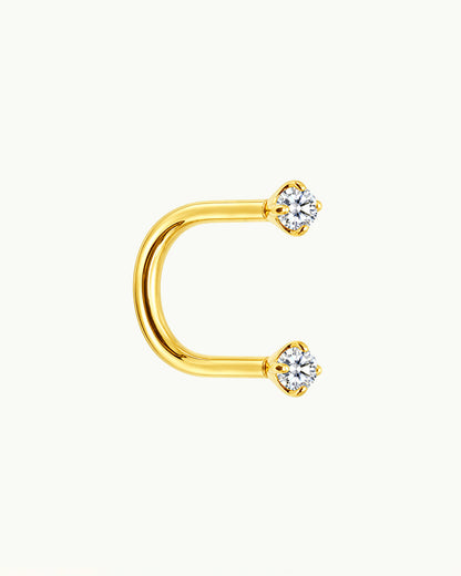 Titanium U-vormige Piercing - Famke