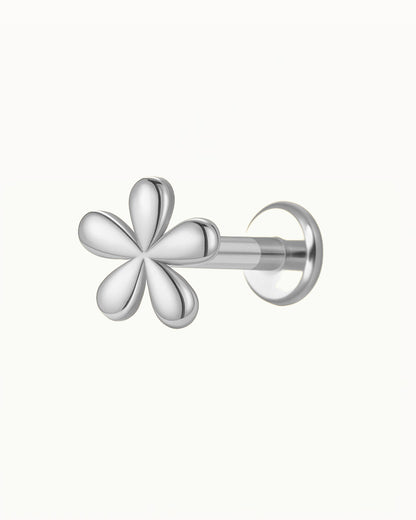 Titanium Minimalistische Bloem Piercing - Renate