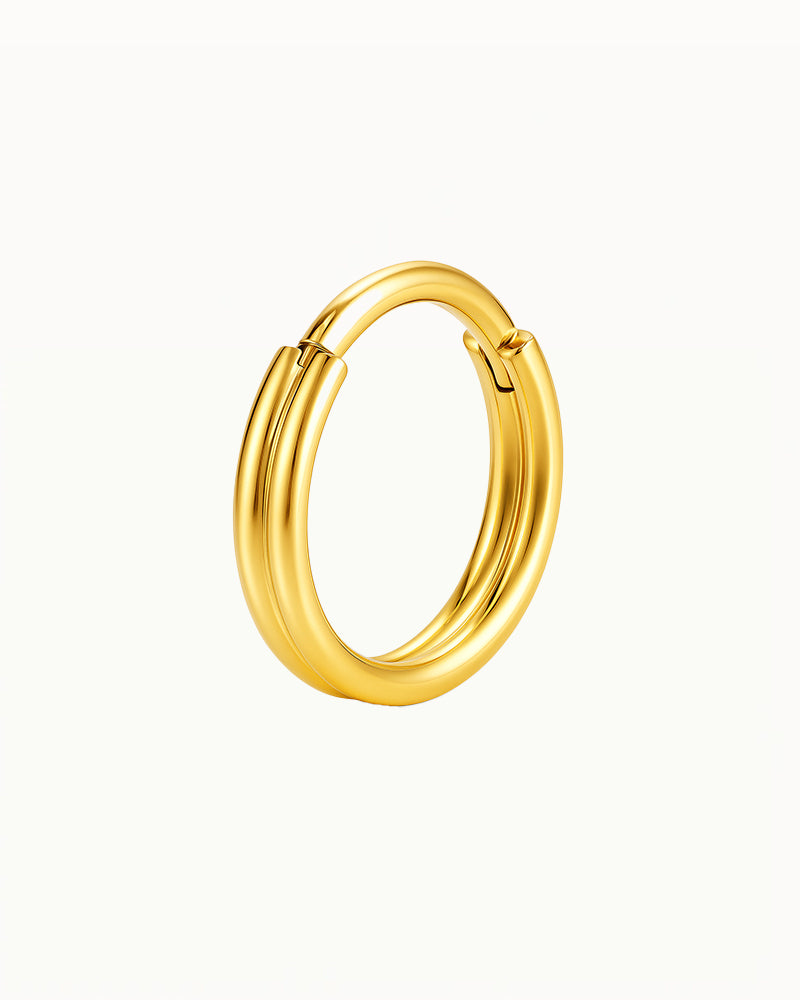 Titanium Minimalist Double Ring Piercing - Tamara