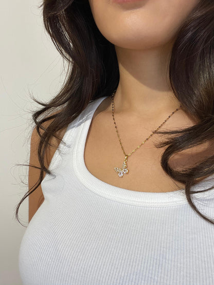 Kristall-Schmetterlingskette - Alexia